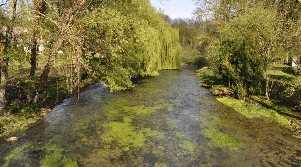 Pont sur la Bèze à Noiron-sur-Bèze (Côte d'Or).