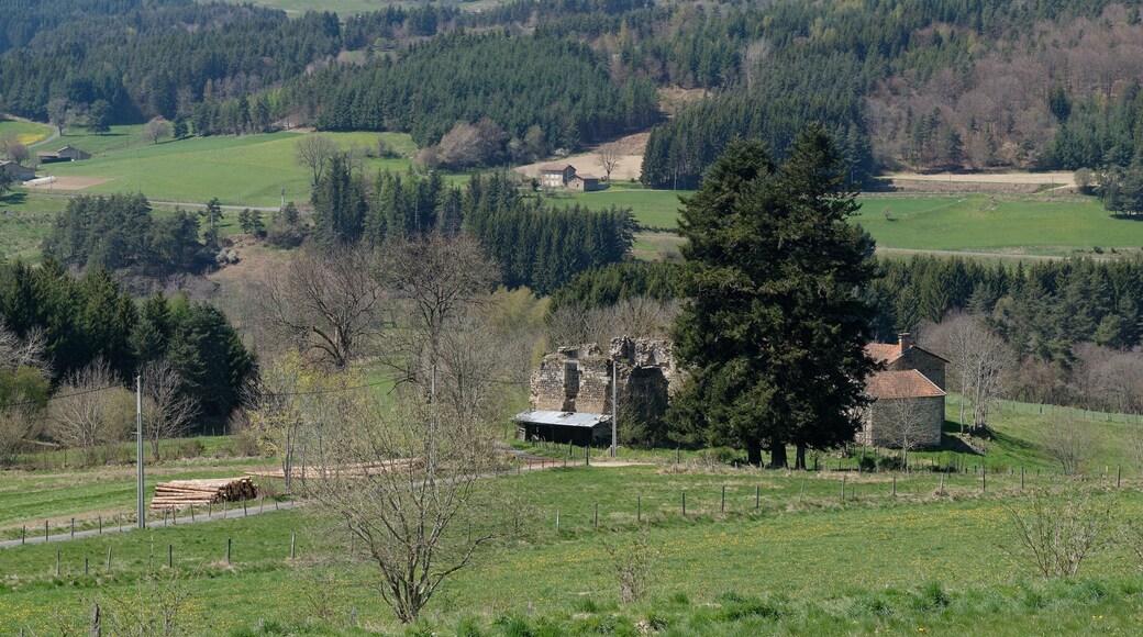 Ancien château de Bostfranchet au Saillant (Puy-de-Dôme).