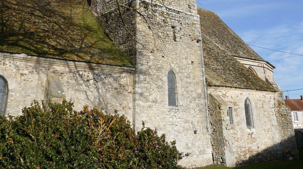 Saint-Nicolas' church in Le Mesnil-Simon (Eure-et-Loir, Centre, France).