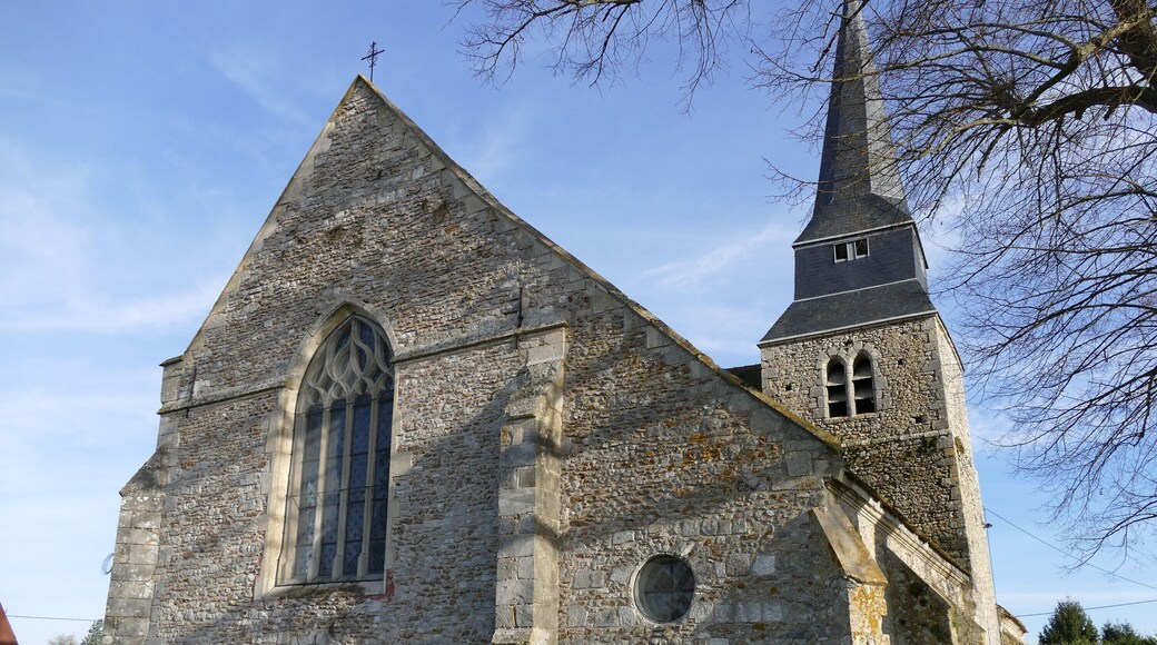 Saint-Nicolas' church in Le Mesnil-Simon (Eure-et-Loir, Centre, France).