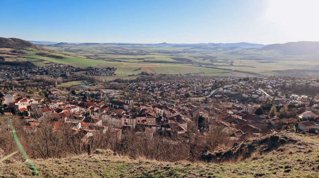 Small villages in the Auvergne region, France