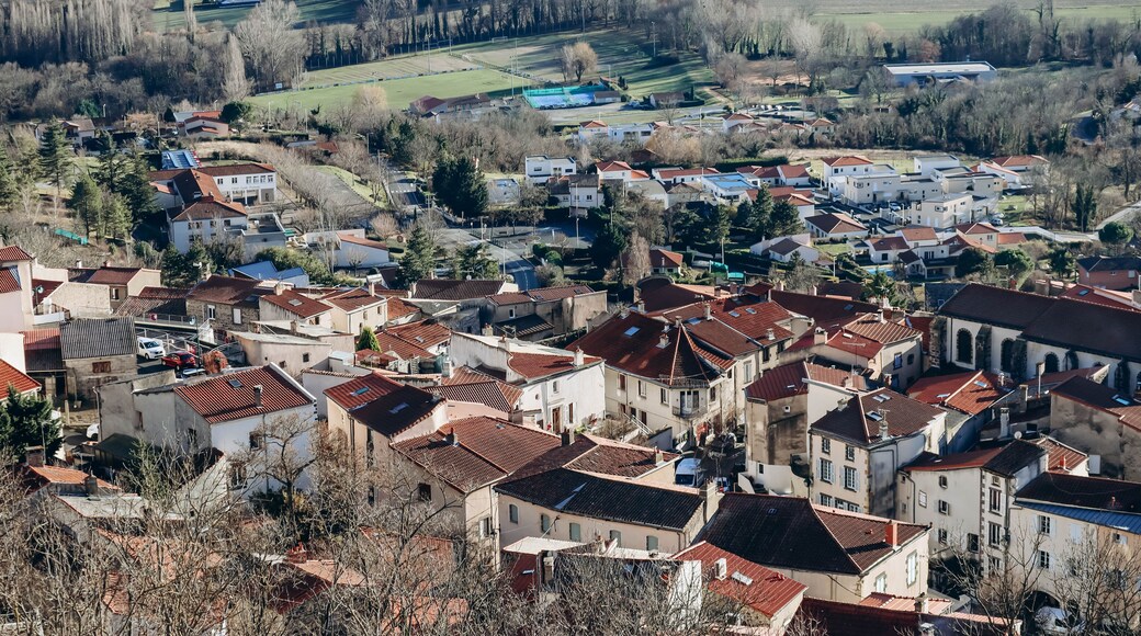 Small villages in the Auvergne region, France