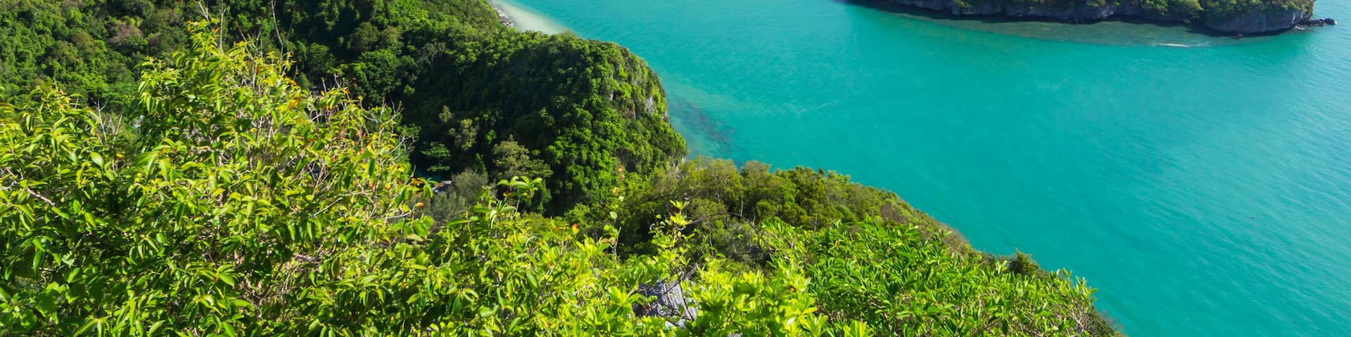 Bird eye view of Sea Thailand, Mu Ko Ang Thong island National P