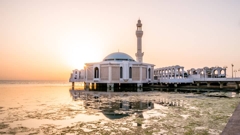 Floating mosque of Jeddah Saudi Arabia