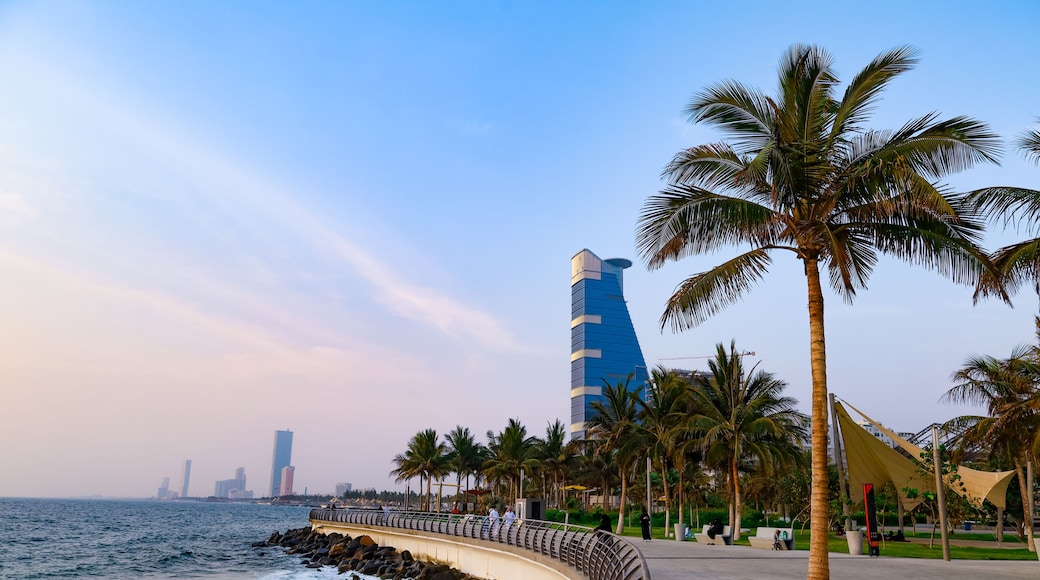 Jeddah beach Saudi Arabia April 30 2021 - Red Sea corniche View - new Waterfront