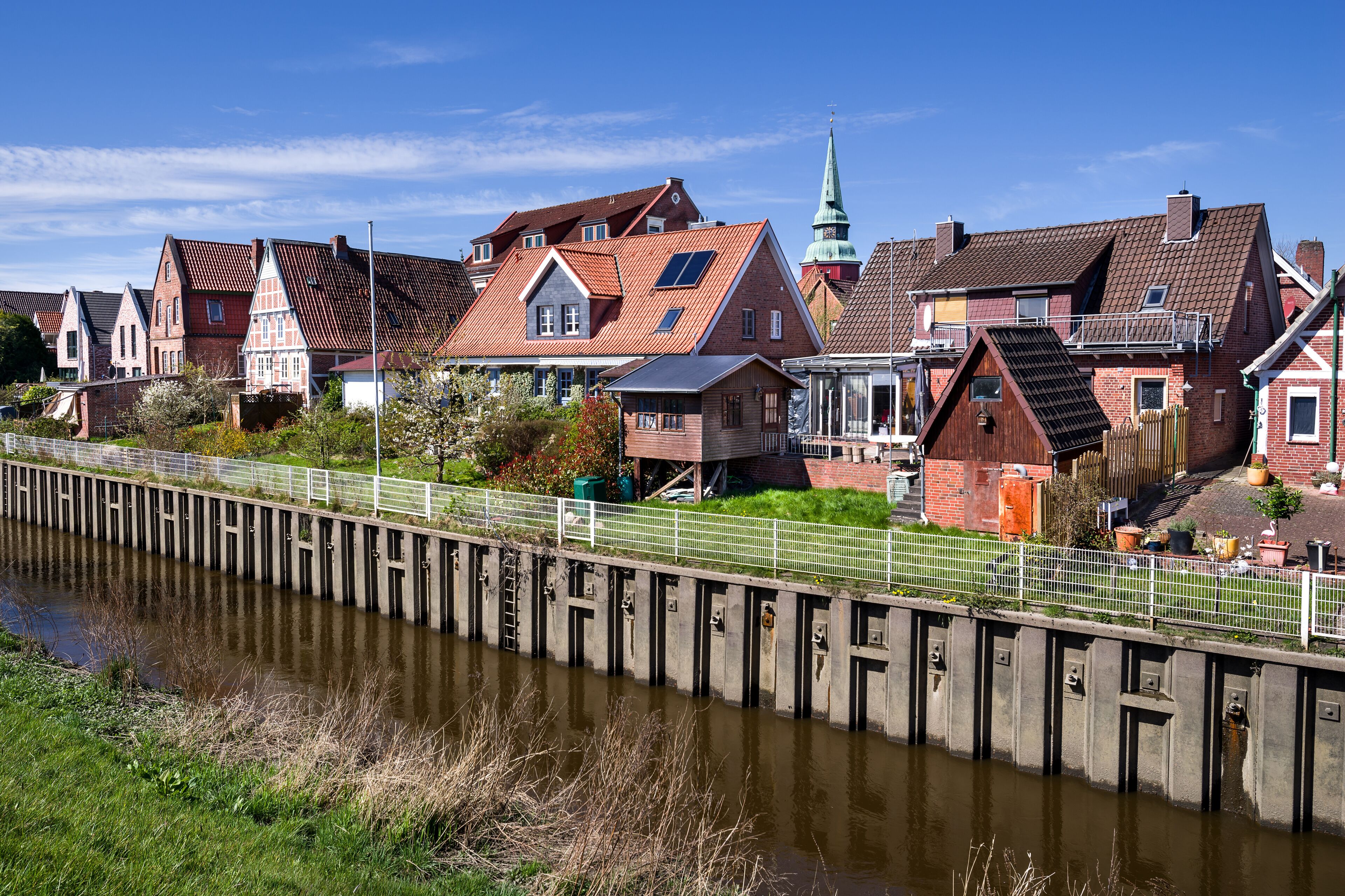 Ortsbild Steinkirchen an der Lühe Altes LAnd