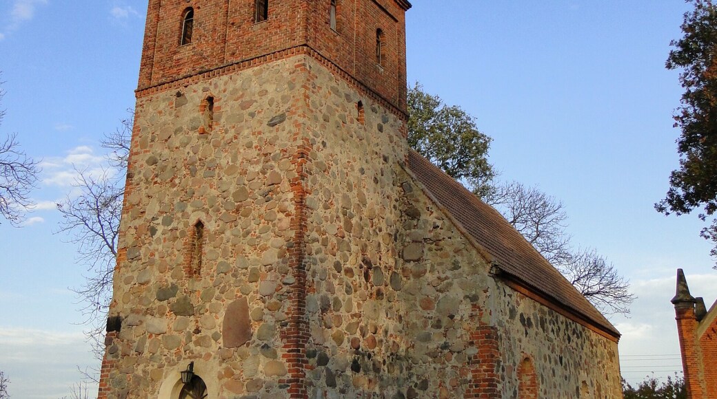 Church in Watzkendorf, district Mecklenburg-Strelitz, Mecklenburg-Vorpommern, Germany