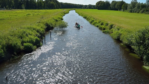Die Bramau in Föhrden-Barl, ein Kanurevier