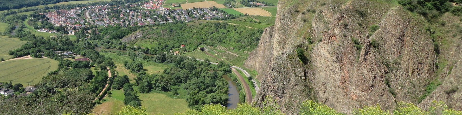 Rotenfels - View from east including view of Norheim