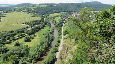 Nahe near Bad Münster am Stein, view from Rotenfels