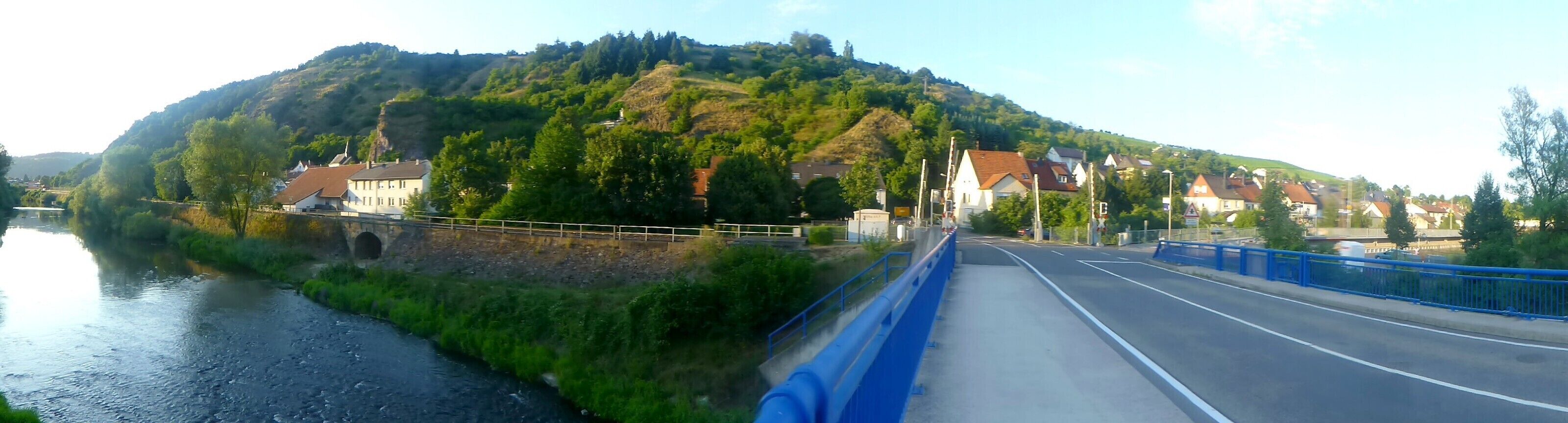 Panorama: Martinstein, Nahebrücke