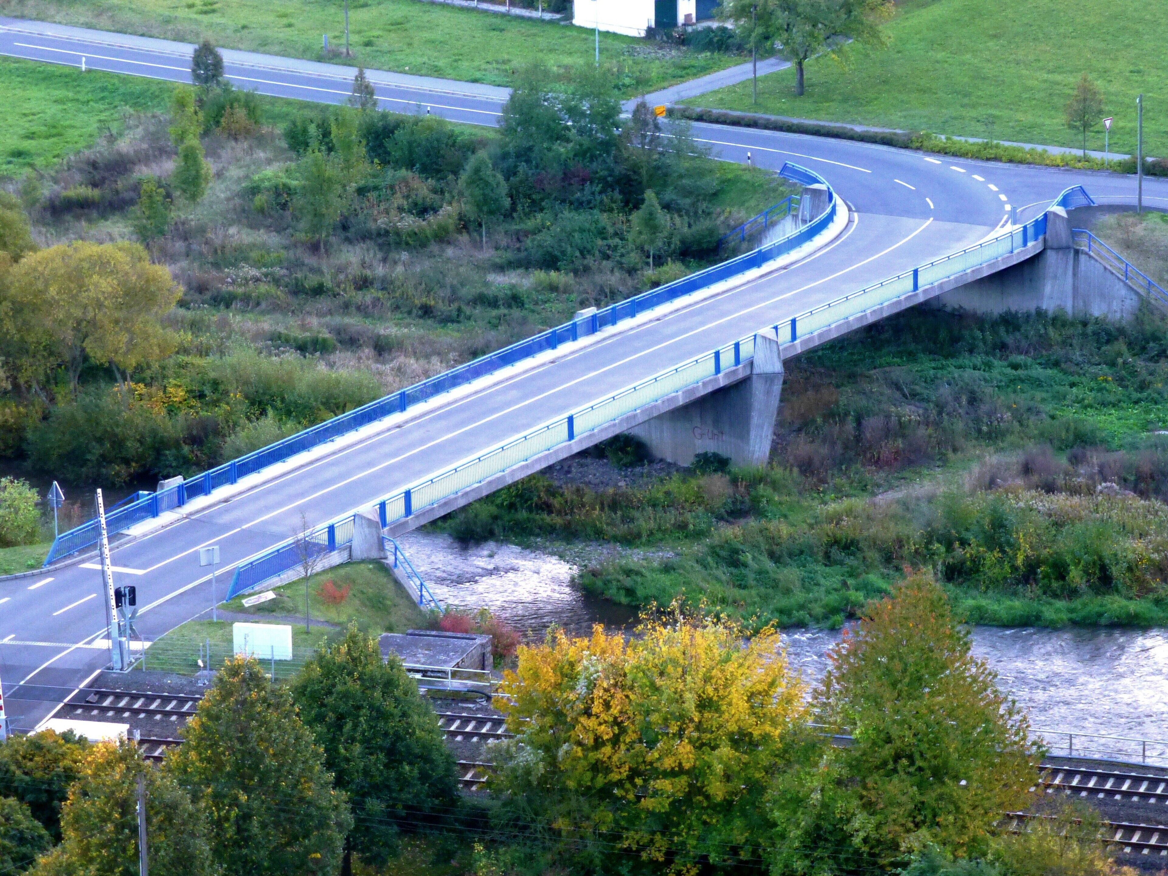 Nahebrücke in Martinstein, vor Merxheim