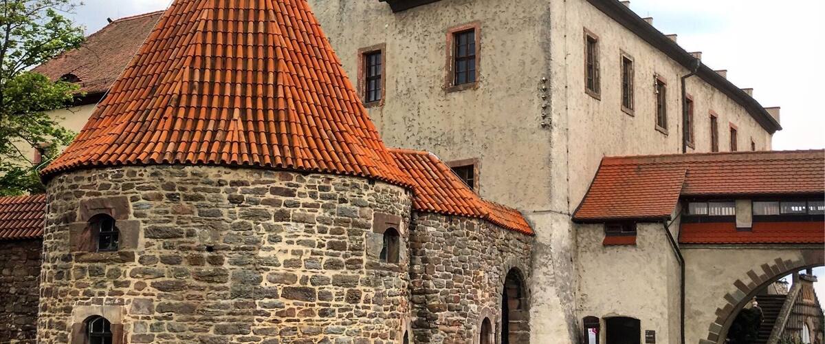 Leuchtenburg in der Stadt Kahla