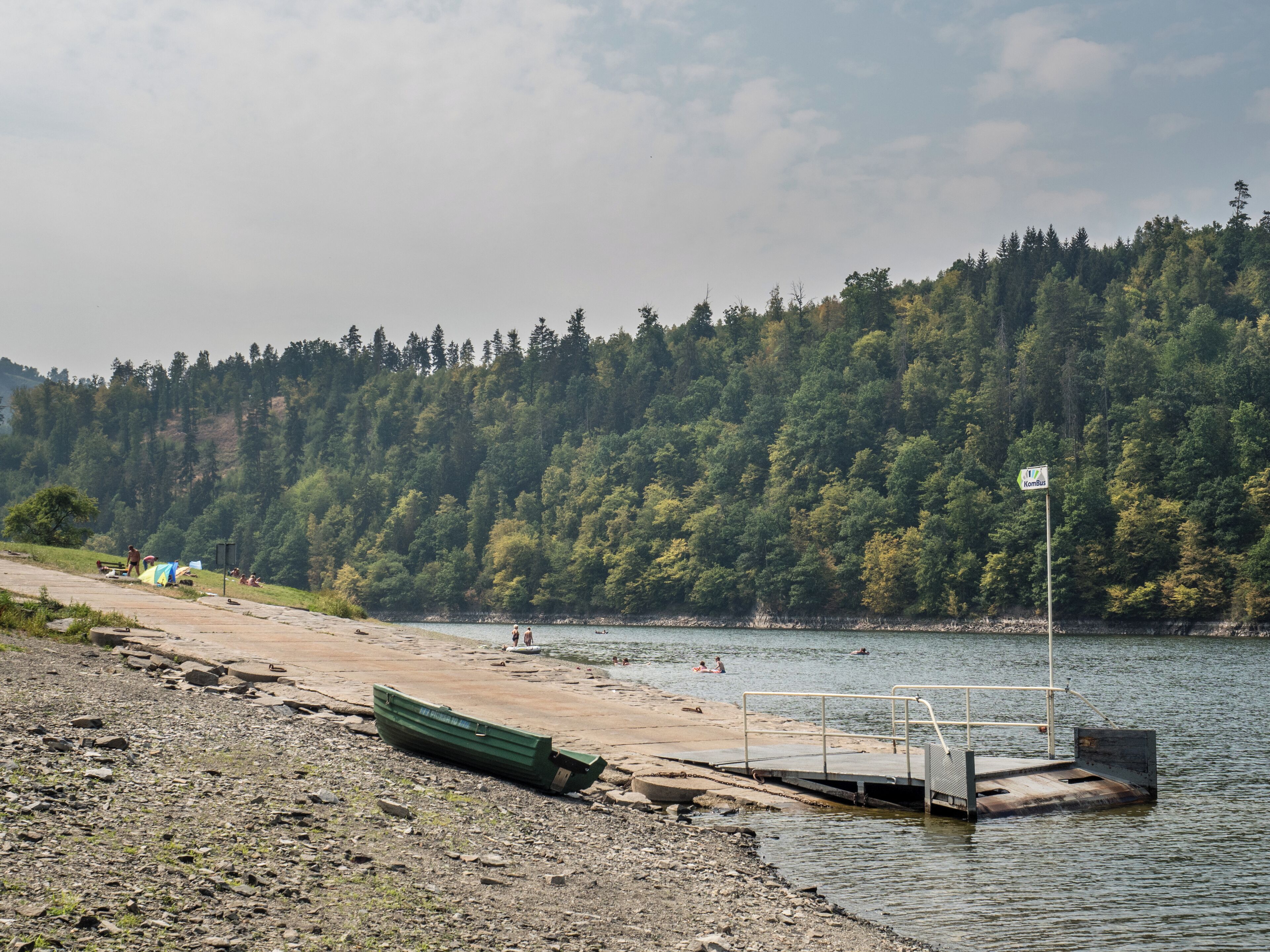 Jetty of the mill ferry on the south bank