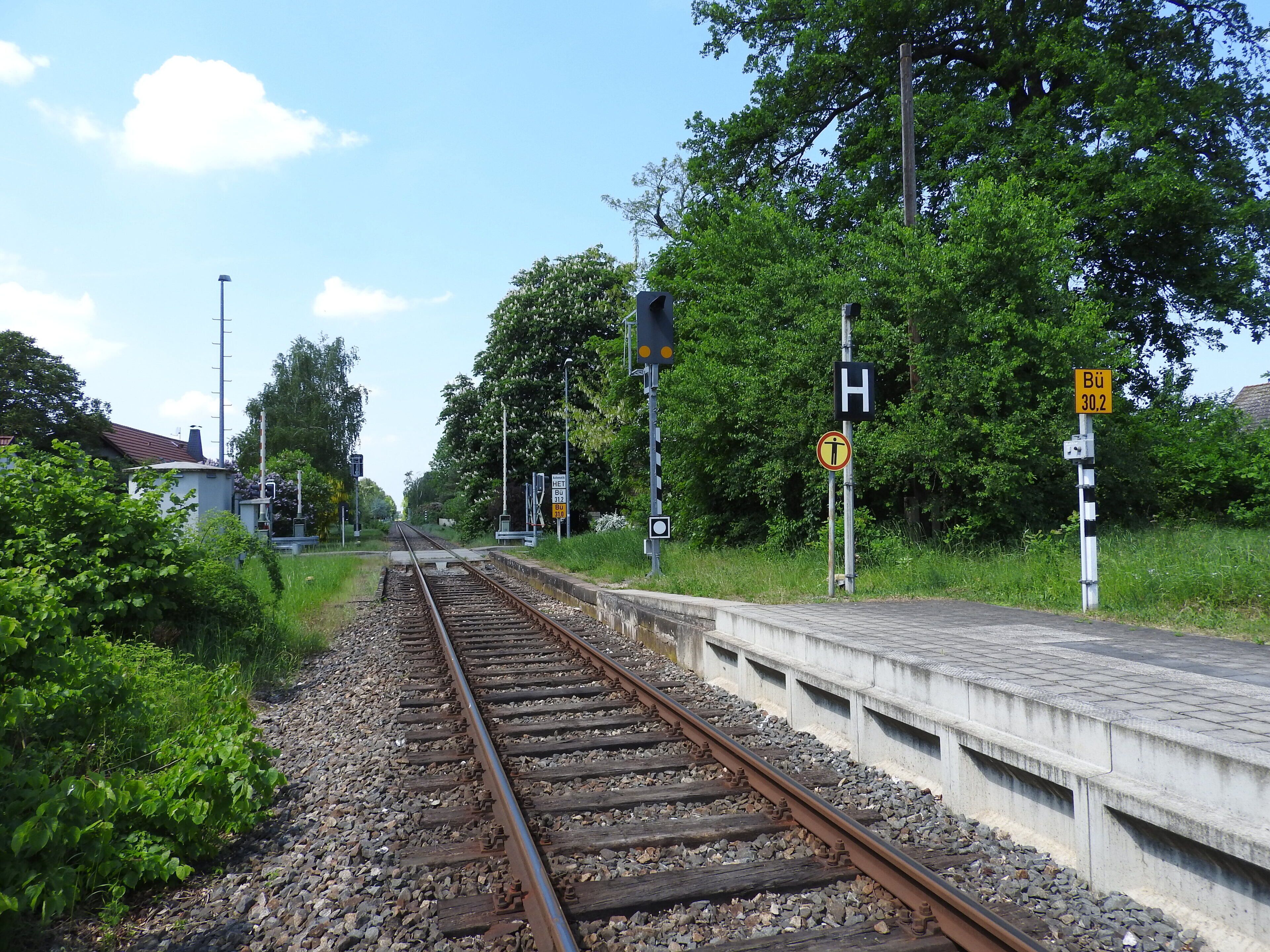 Bahnhof Guthmannshausen, Thüringen