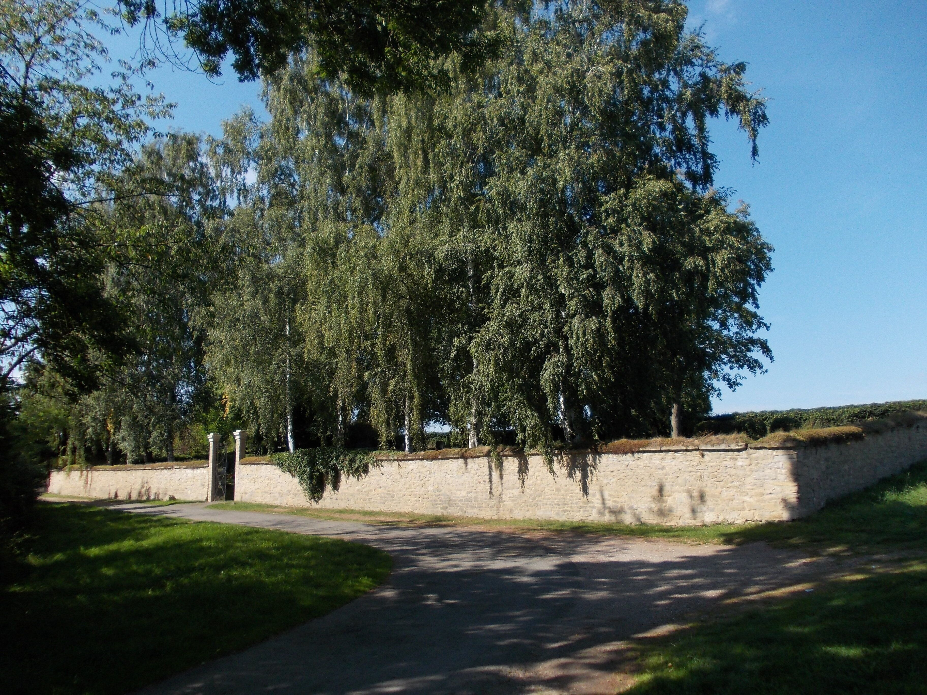 The cemetery of Grossenstein (Greiz district, Thuringia)