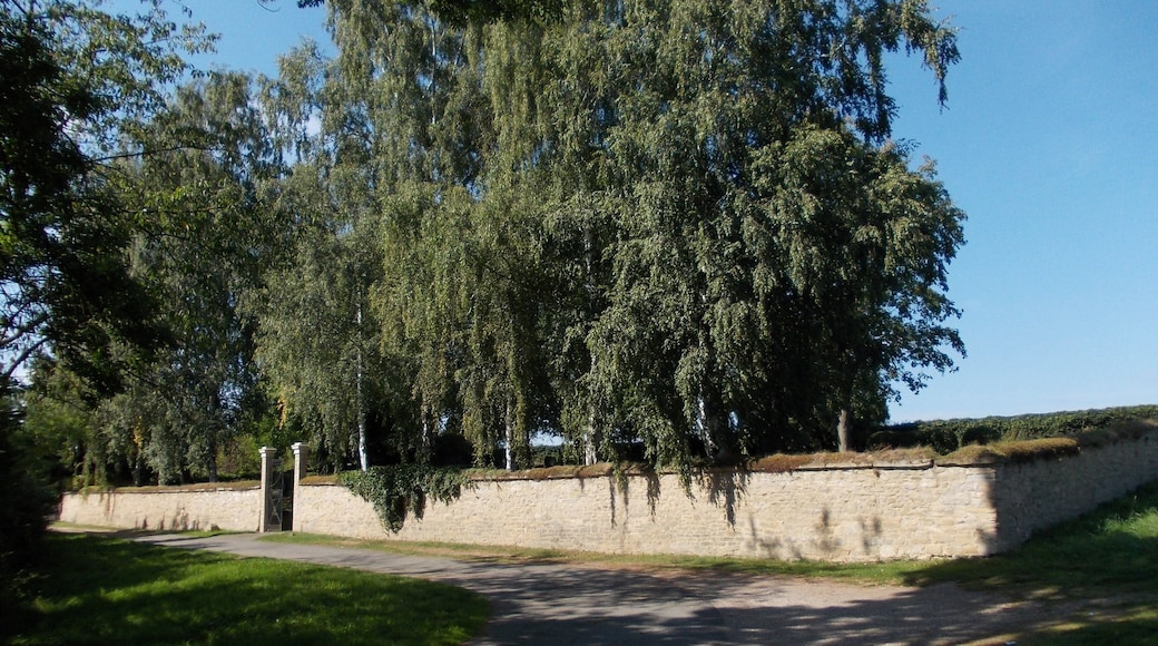 The cemetery of Grossenstein (Greiz district, Thuringia)