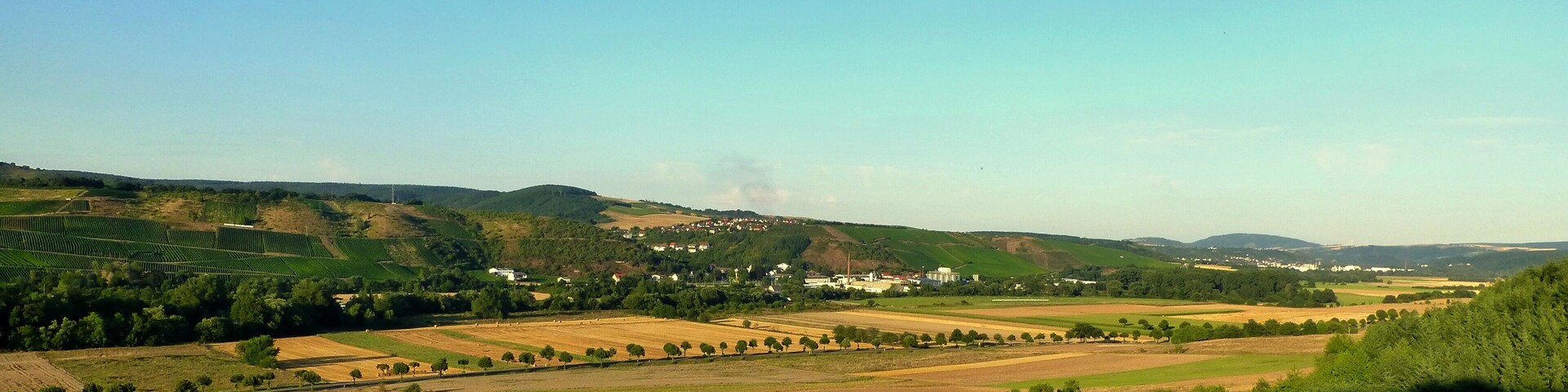 Blick von Merxheim ins Nahetal bei Monzingen