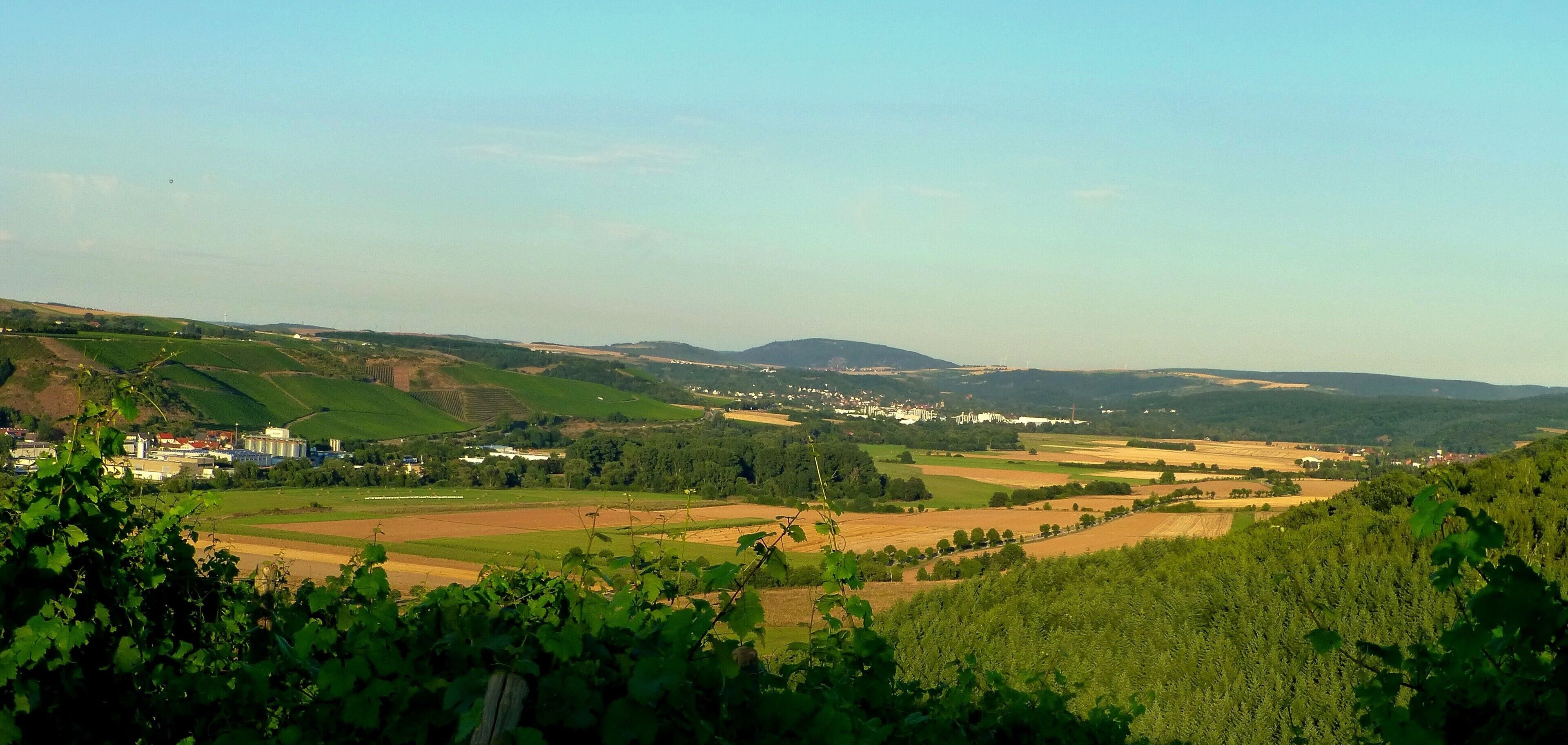 Blick von Merxheim ins Nahetal bei Bad Sobernheim