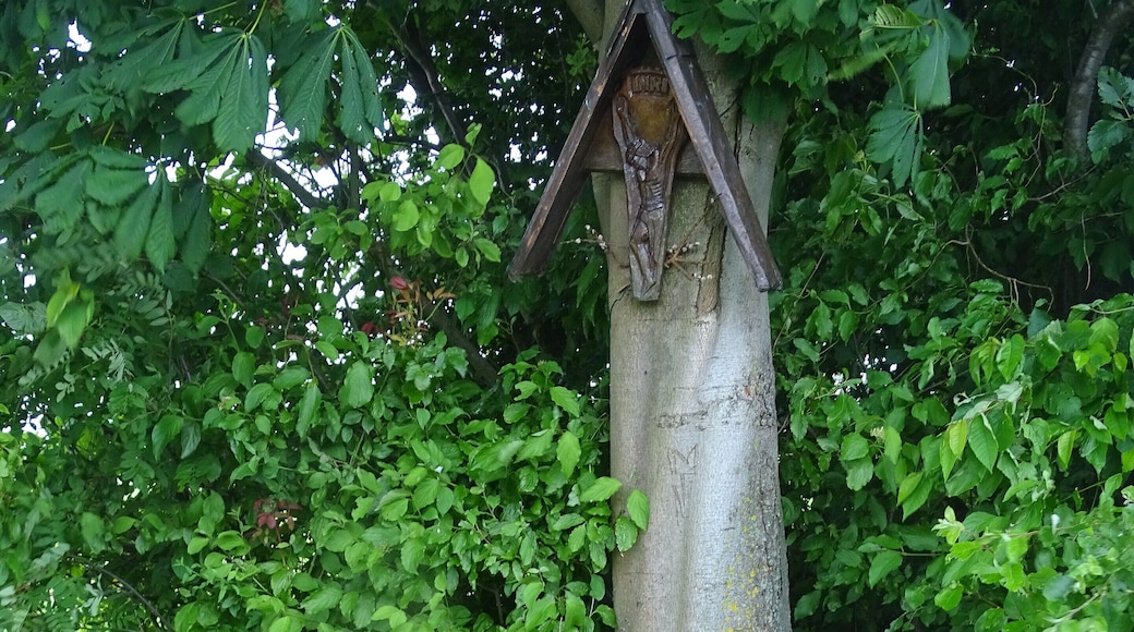 Bildstock auf dem Jakobsberg bei Großkahl, Nähe Heiligkreuzkapelle (Ziegelhütte)