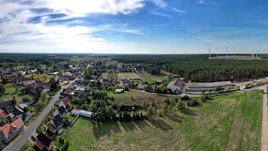 Buchhain in Brandenburg, Panoramabild
