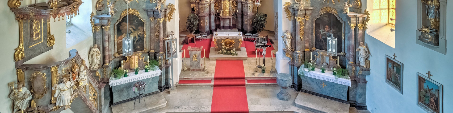 Chancel of the Church of St. Matthew Church in Breitbrunn
