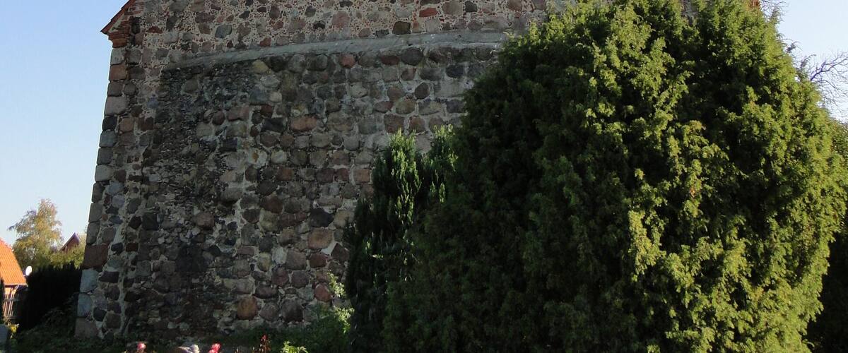 Church in Gevezin, district Mecklenburg-Strelitz, Mecklenburg-Vorpommern, Germany