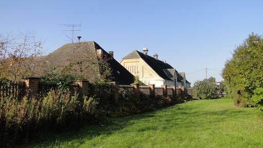 Building in Gevezin, district Mecklenburgische Seenplatte, Mecklenburg-Vorpommern, Germany