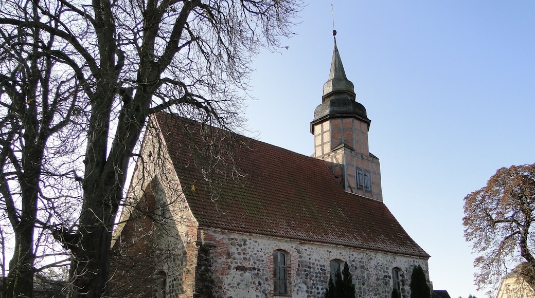 Church in Gevezin, district Mecklenburg-Strelitz, Mecklenburg-Vorpommern, Germany