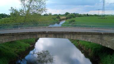 Alte Ohrebrücke südlich von Loitsche im Mündungsbereich zur Elbe.