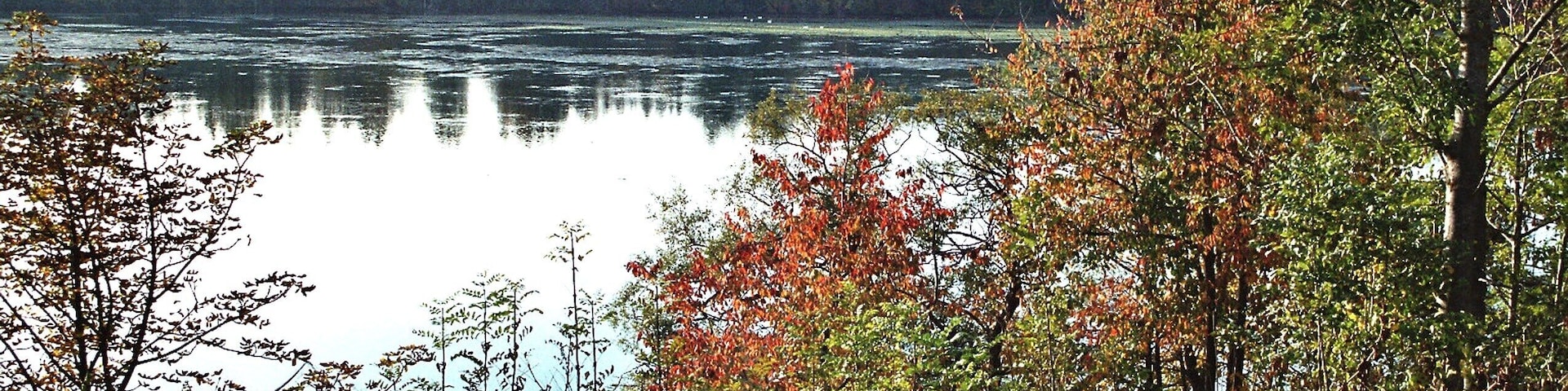 Apfeldorf, view to the Lech reservoir - barrage 9