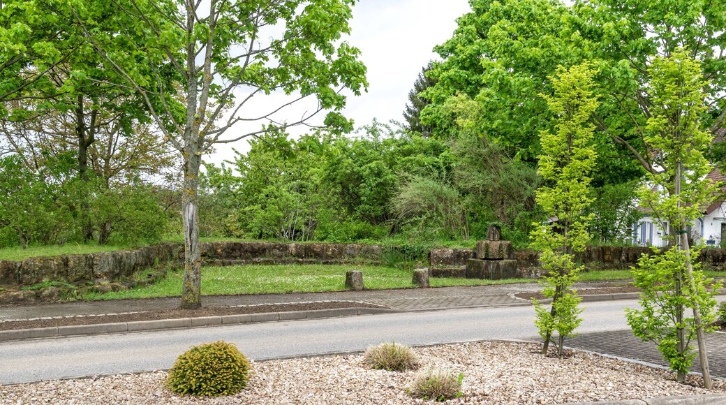 Bilder aus Ebringen Parkanlage am Ortseingang von Ebringen von Wolfenweiler kommend.