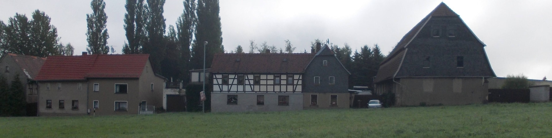 Altenburger Strasse in Guteborn (Ponitz, Altenburger Land district, Thuringia)