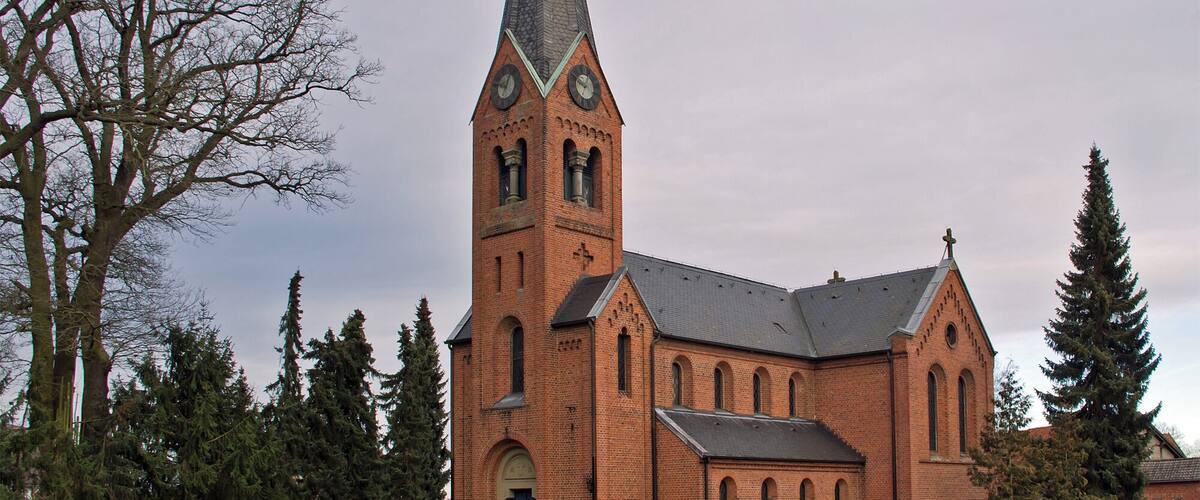 Church of the village Kapern (district Lüchow-Dannenberg, northern Germany).