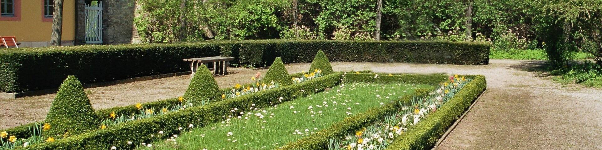 OĂmannstedt, garden of the former farm of Wieland