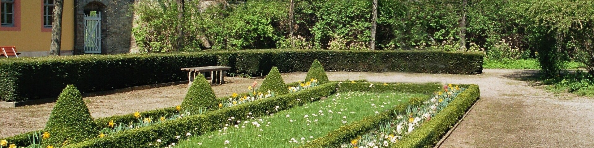 OĂmannstedt, garden of the former farm of Wieland