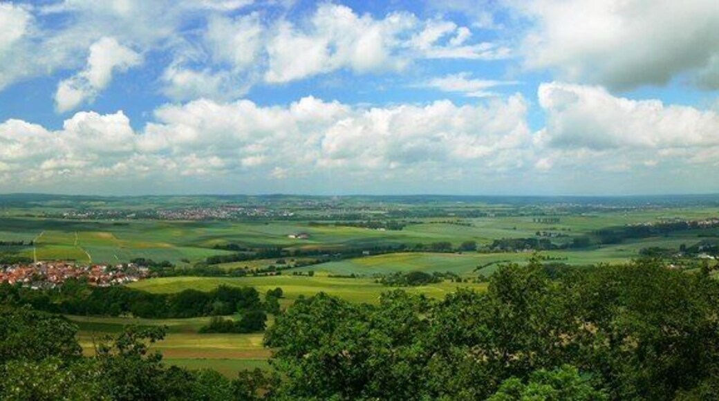 Blick vom Schloss Otzberg, Hering (View from Castle Otzberg, Hering)