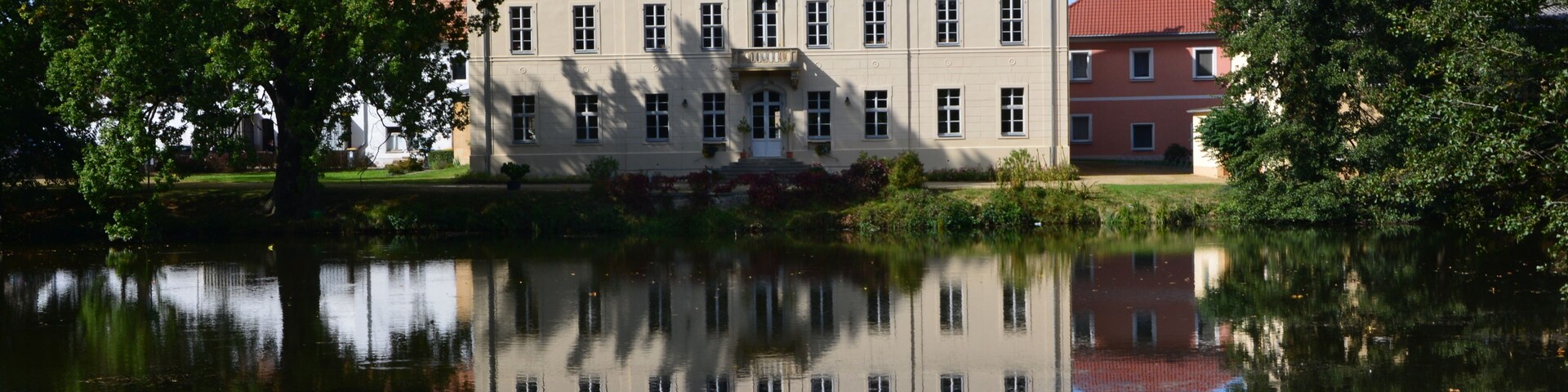 Schloss Lauterbach im Landkreis Meißen, Zustand September 2017,