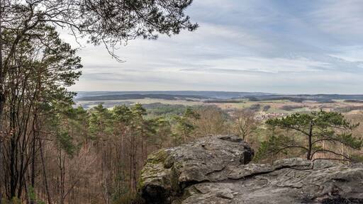 Veitenstein in the nature park Haßberge