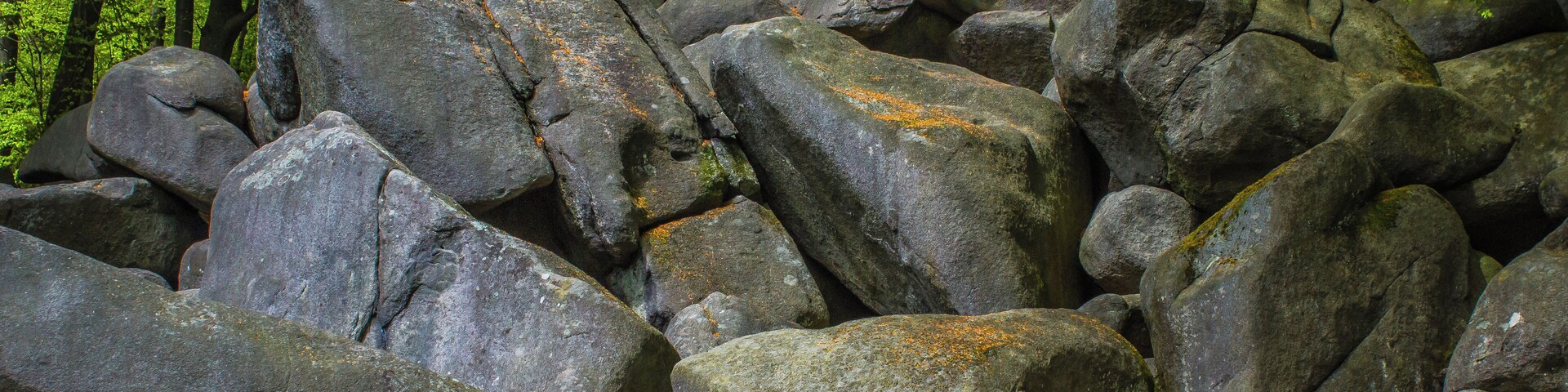 Felsenmeer auf halber Höhe