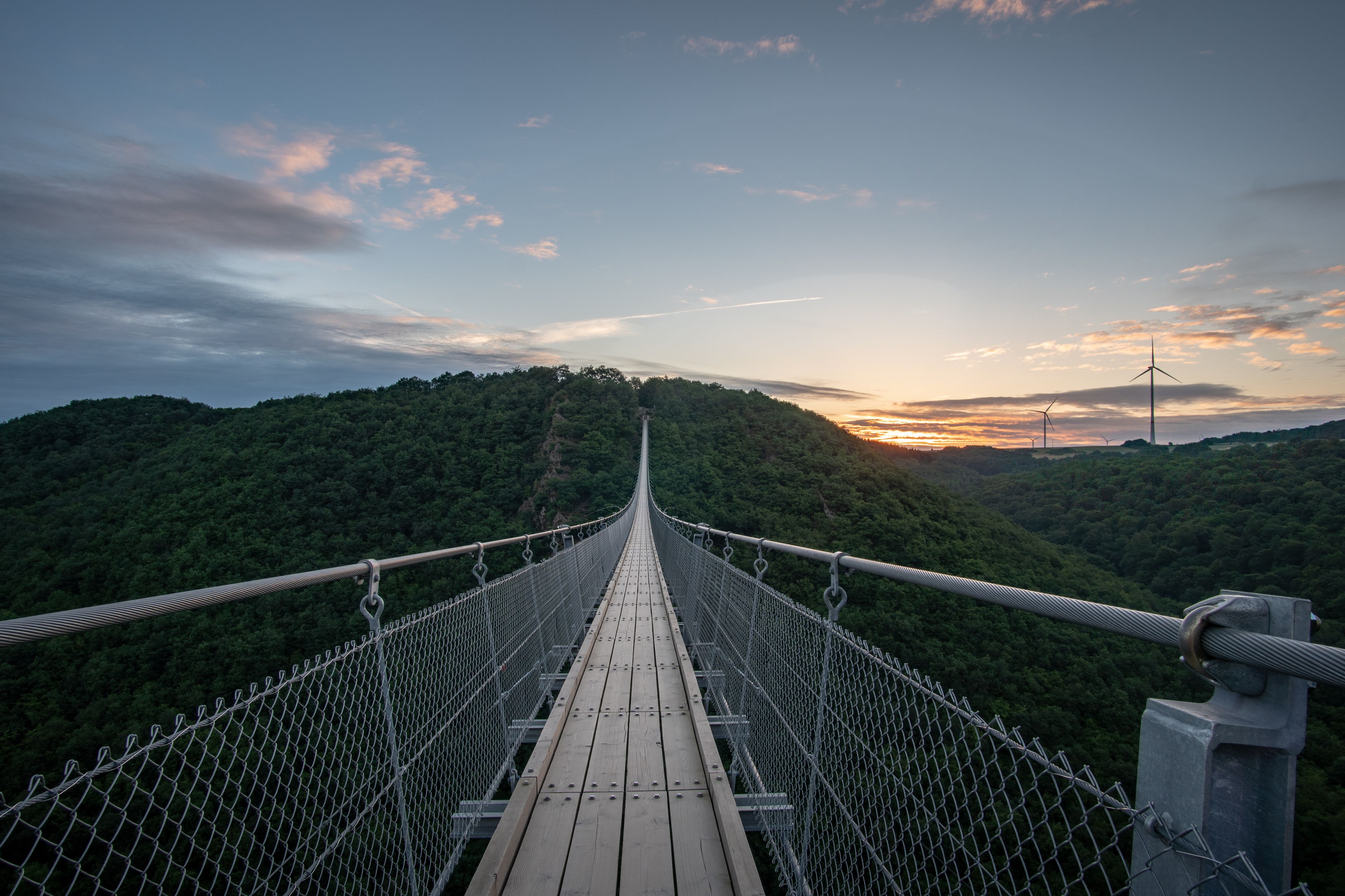 Geierlay, suspension bridge in Germany
