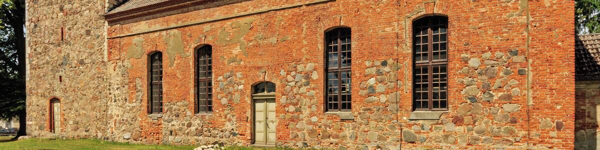 Village church (Immanuelkirche) in Groß Schönebeck / Schorfheide, Brandenburg, Germany