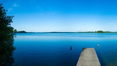 Panorama mit Blick auf den Schaalsee in Zarrentin