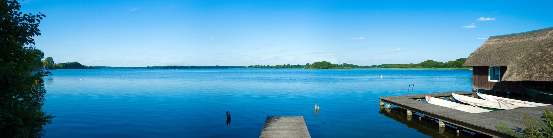 Panorama mit Blick auf den Schaalsee in Zarrentin