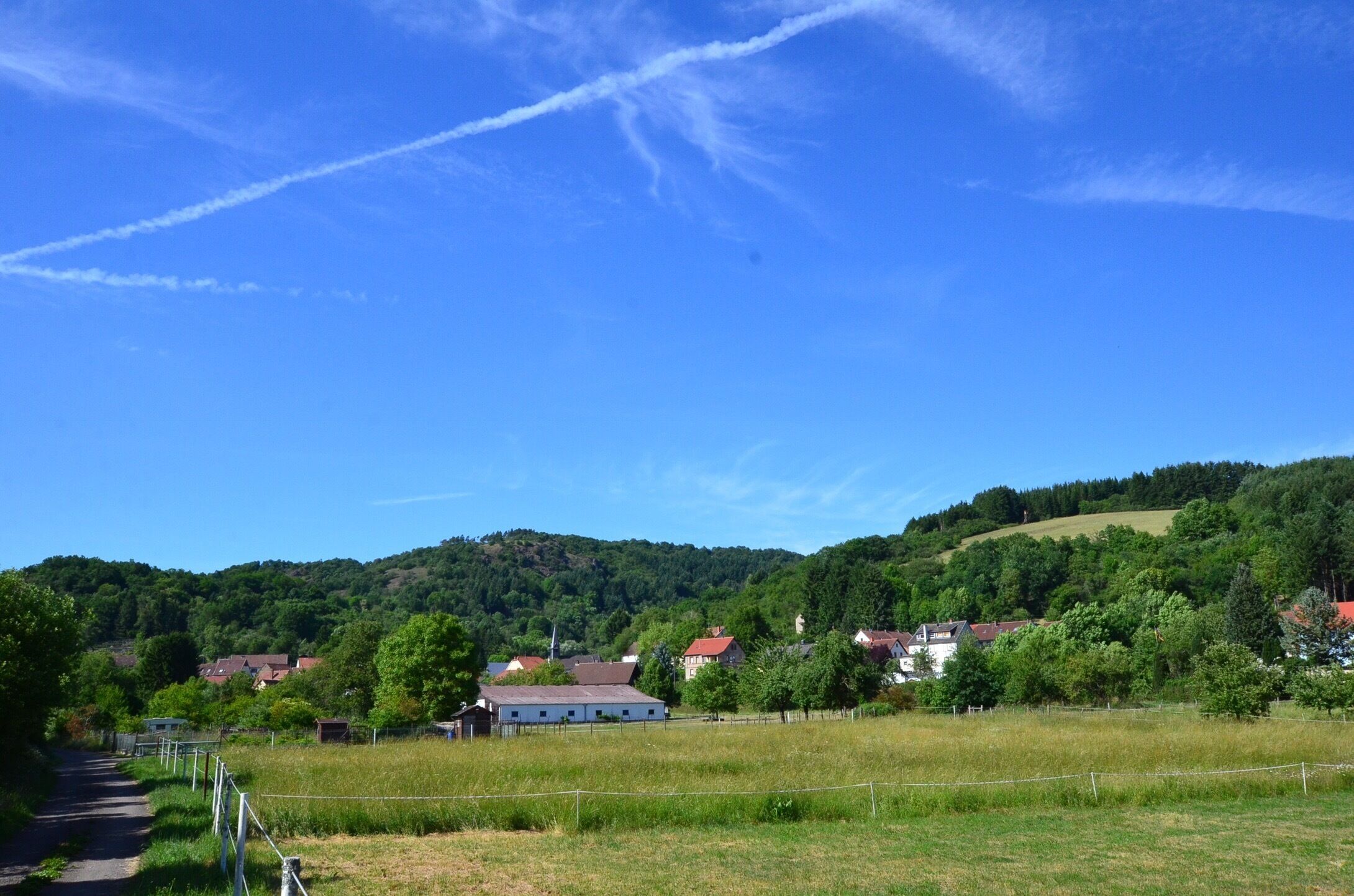 Idyllic village in the Pallatinate region of Germany.