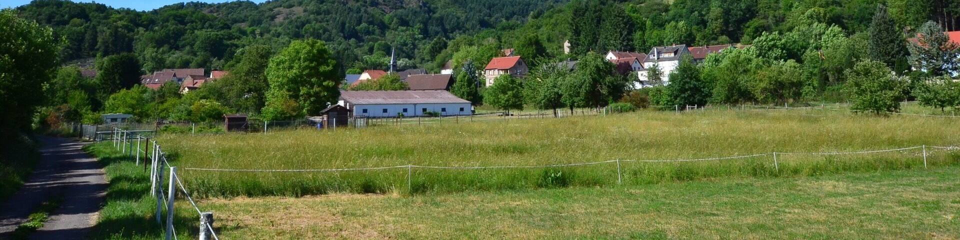 Idyllic village in the Pallatinate region of Germany.