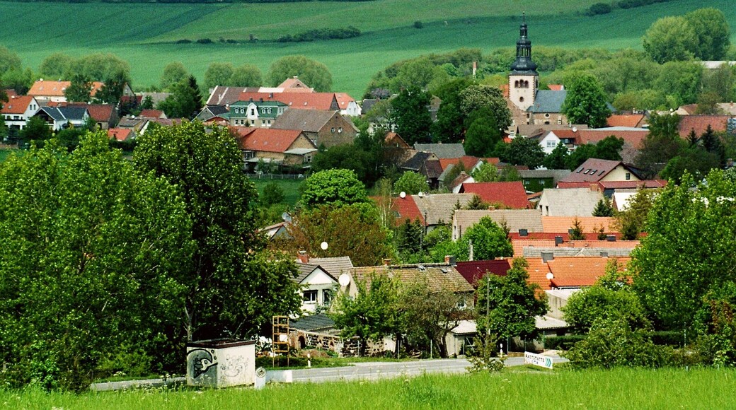 Farnstädt, view to the village