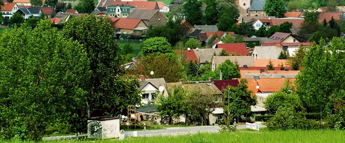 Farnstädt, view to the village