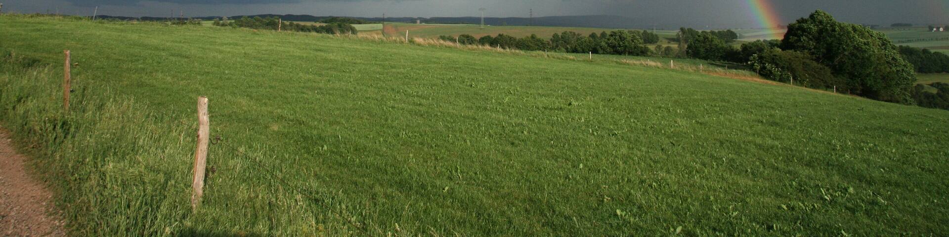 Rainbow in the near of Zwickau (Reinsdorf)