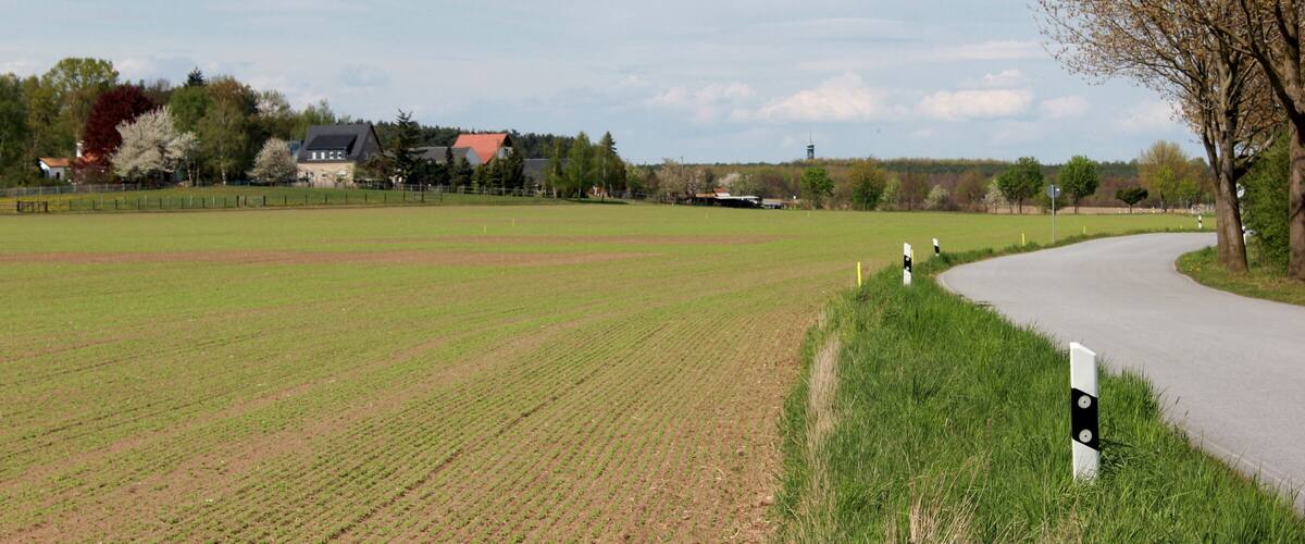 Horni Hajnk ze směra Noweje Wjeski.